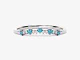 Curved Cluster Birthstone Ring