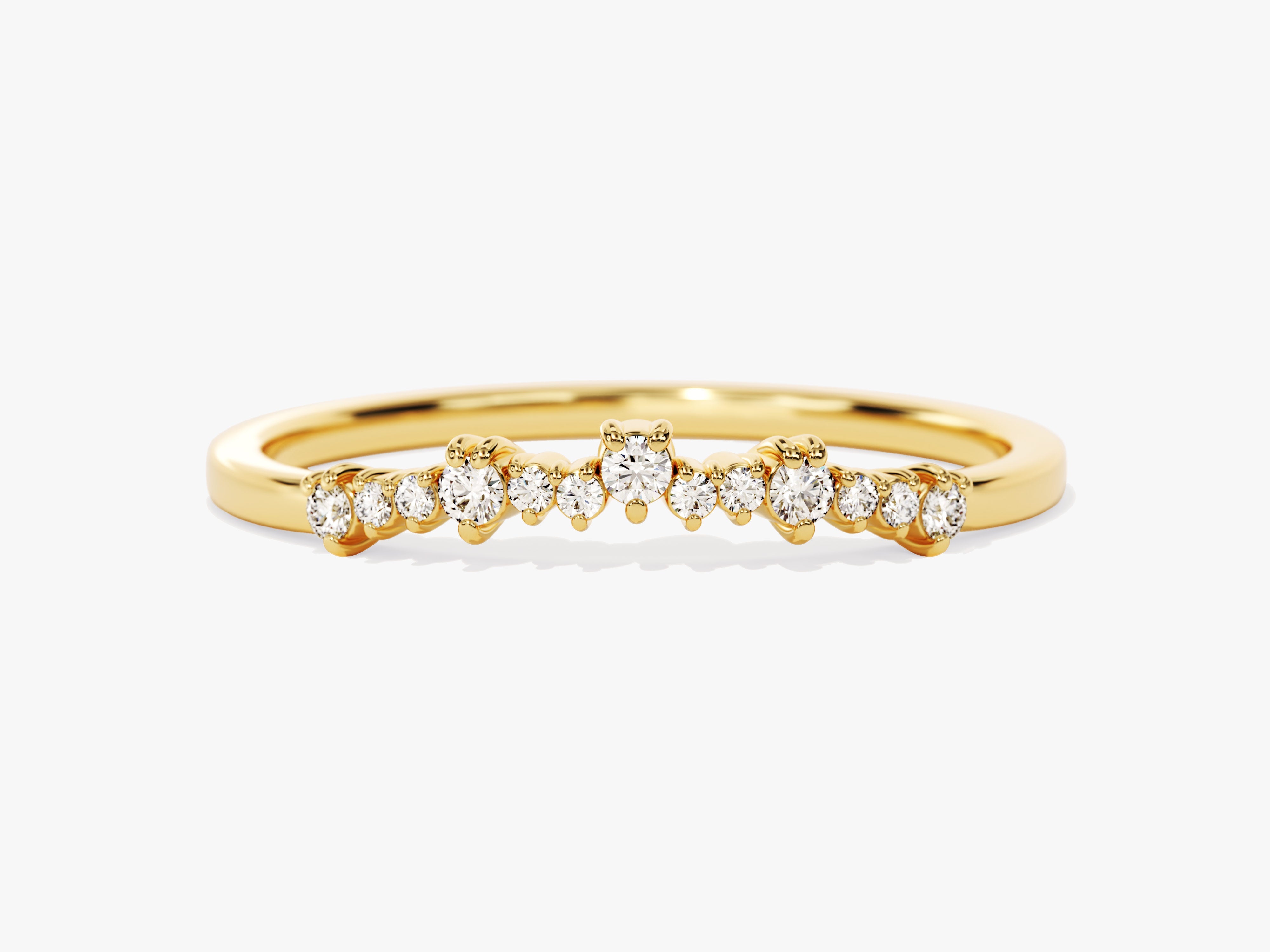 Gold diamond cluster ring for jewelry company