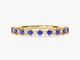 Floating Sapphire Ring in 14K Solid Gold