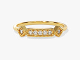 Art Deco Milgrain Ring