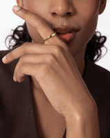 Thin Band Signet Ring