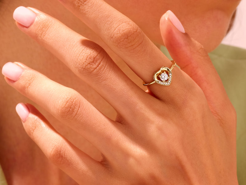 Diamond Heart Ring