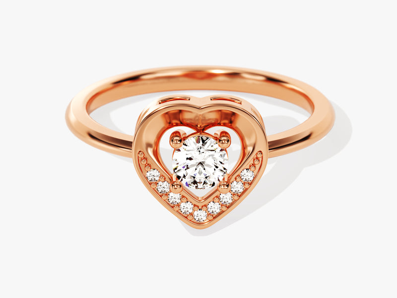 Diamond Heart Ring