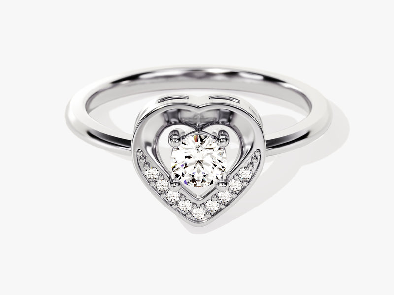 Diamond Heart Ring