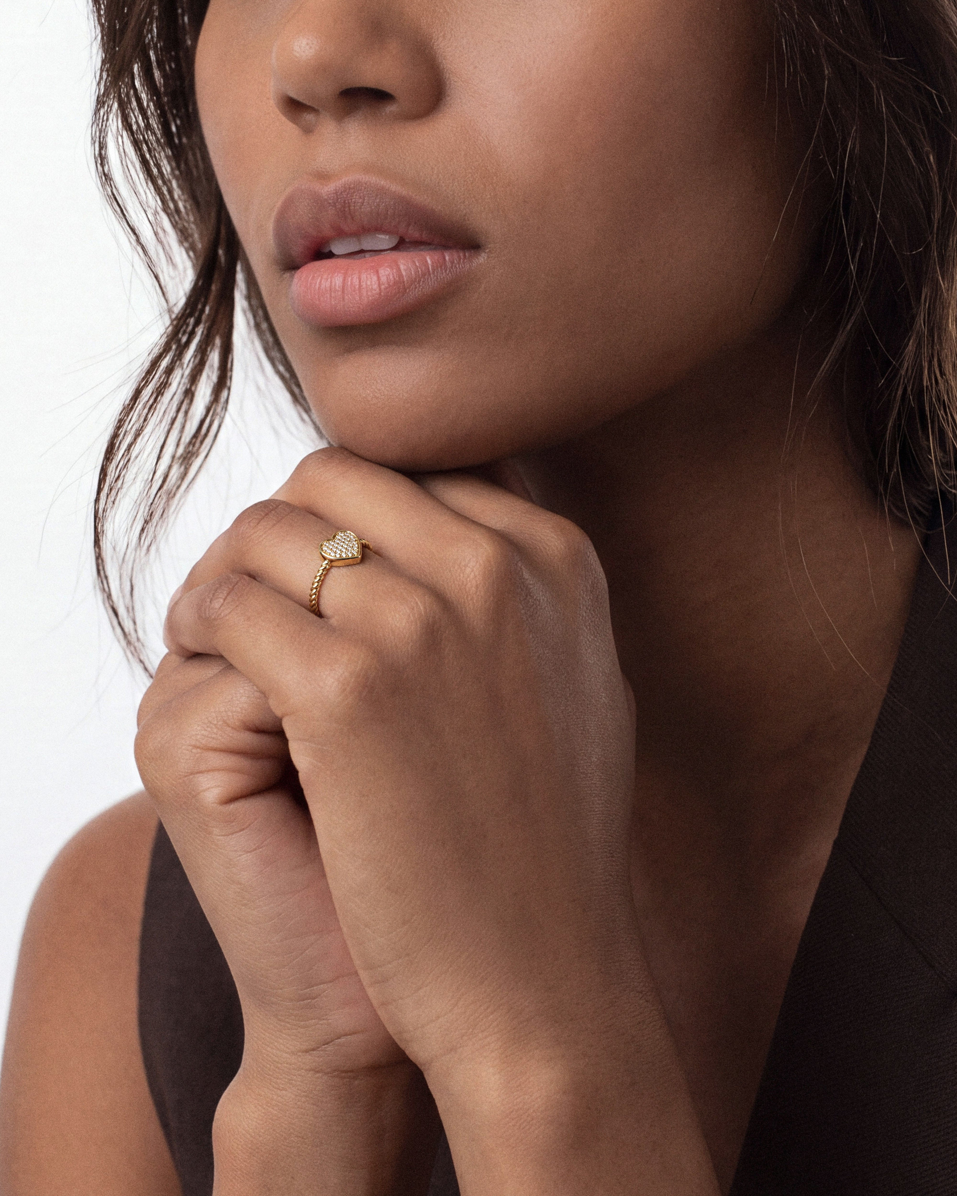 Twisted Heart Ring