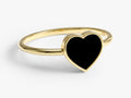 Black Heart Ring