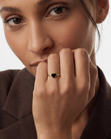 Black Heart Ring
