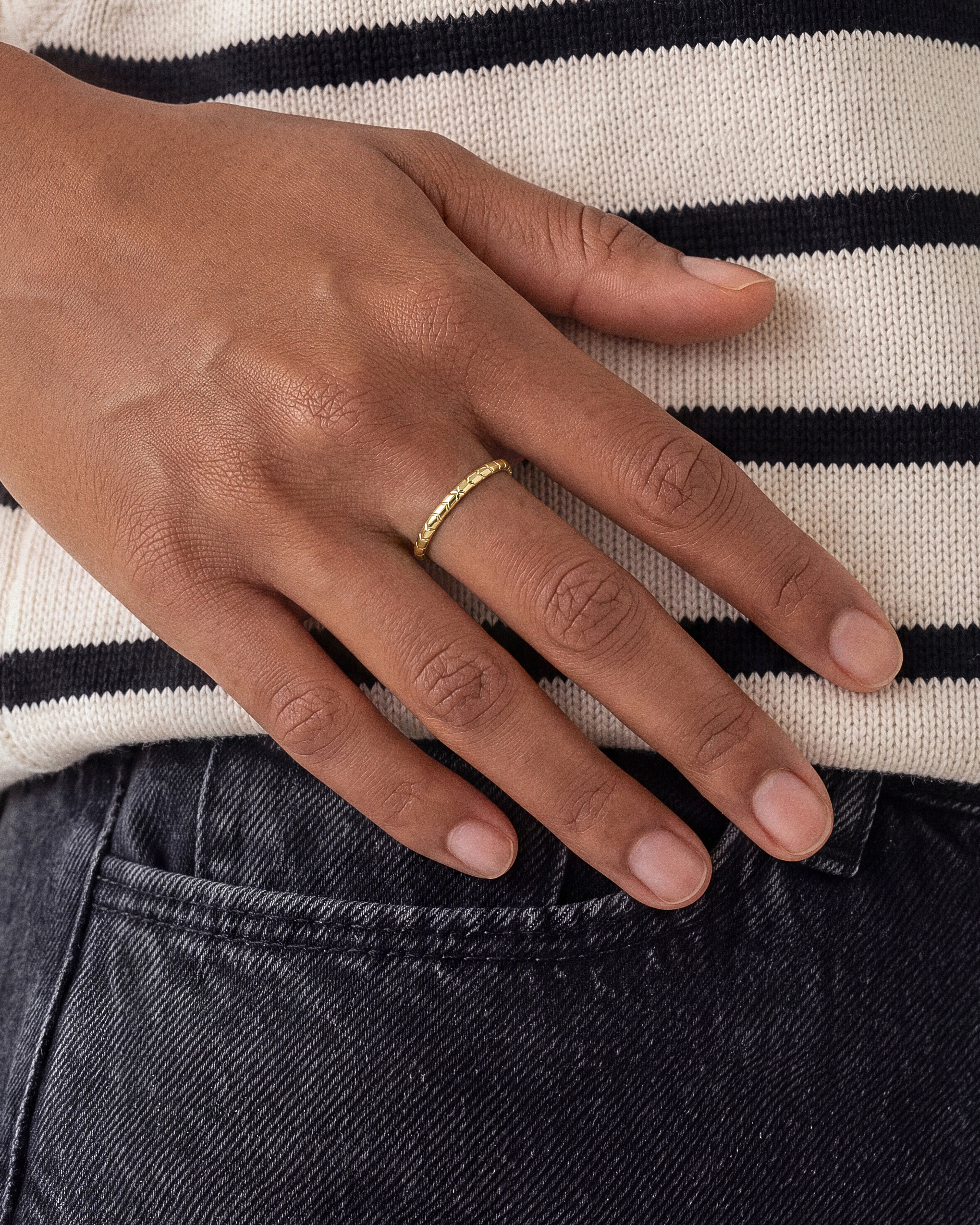 Thin Snake Ring