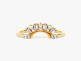 14k Gold Vintage Crown Diamond Ring