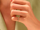14k Gold Leaf Diamond Ring