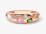 Vintage Multi Stone Promise Ring