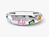 Vintage Multi Stone Promise Ring
