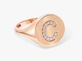 Initial Signet Ring