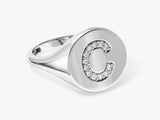 Initial Signet Ring