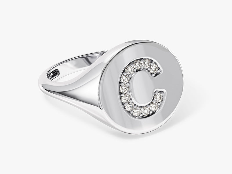 Initial Signet Ring