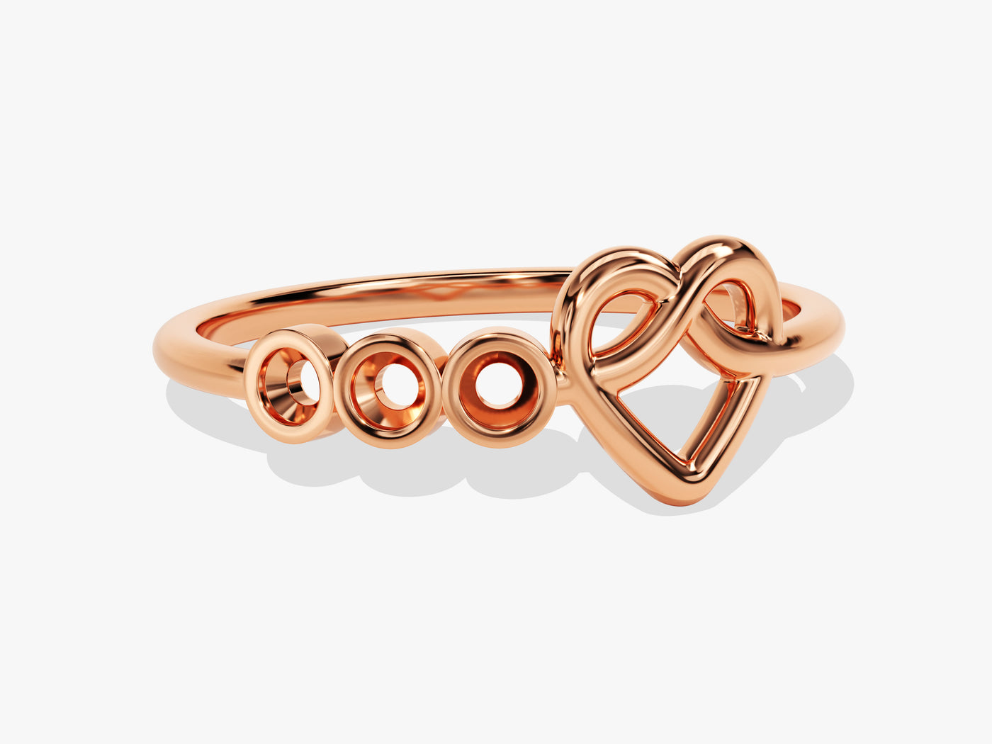 Anello Infinity A Cuore Con Pietra Portafortuna, Regolabile, In Zirconia Cubica, Regalo Per Compleanno E Natale Per Donne E Ragazze
