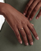 Infinity Heart Birthstone Ring