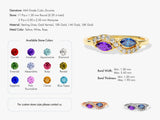 Duo Marquise Birthstone Ring