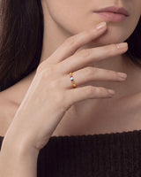 Baguette Multi Birthstone Ring