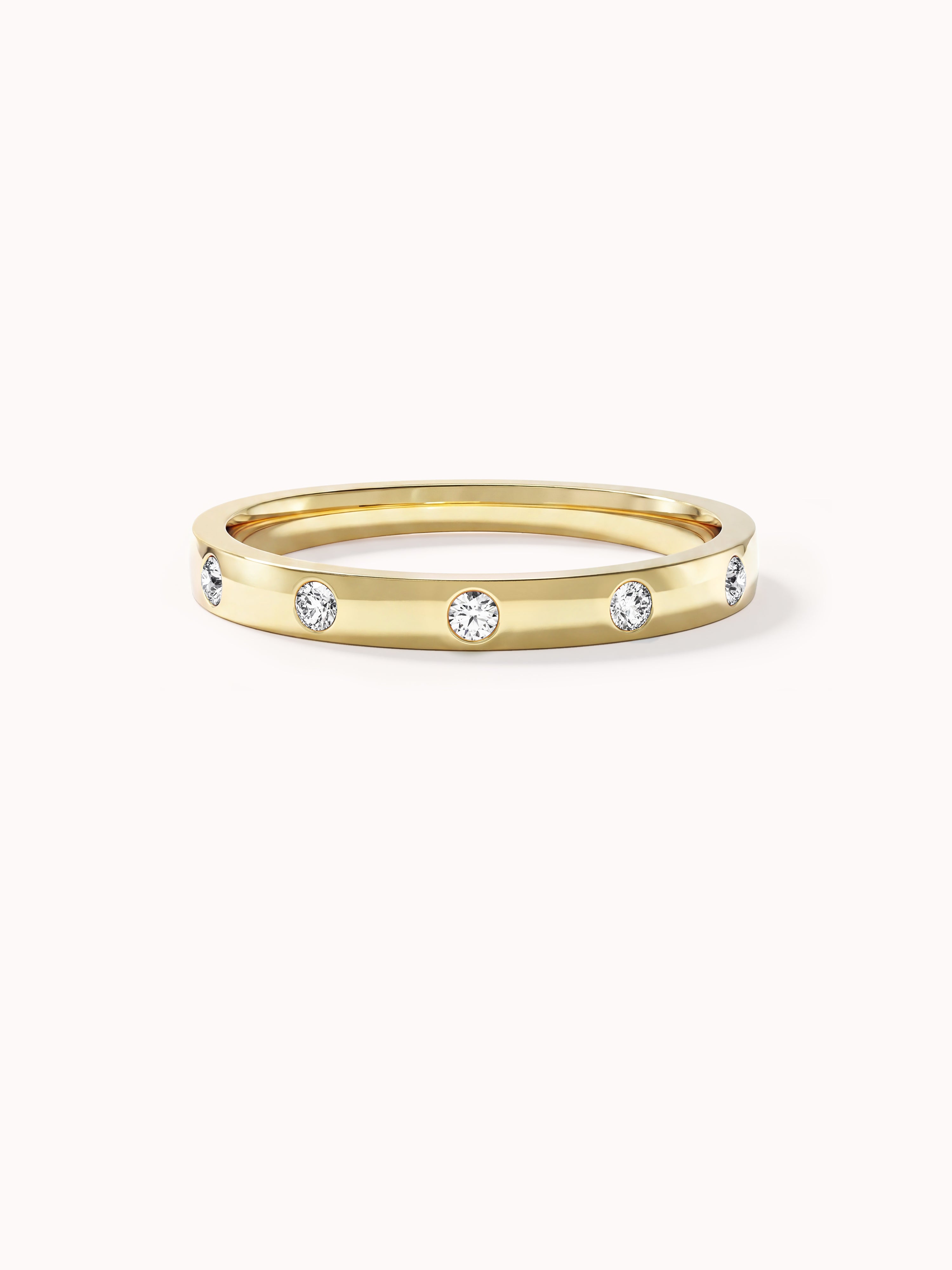 Birthstone Flush Set Ring