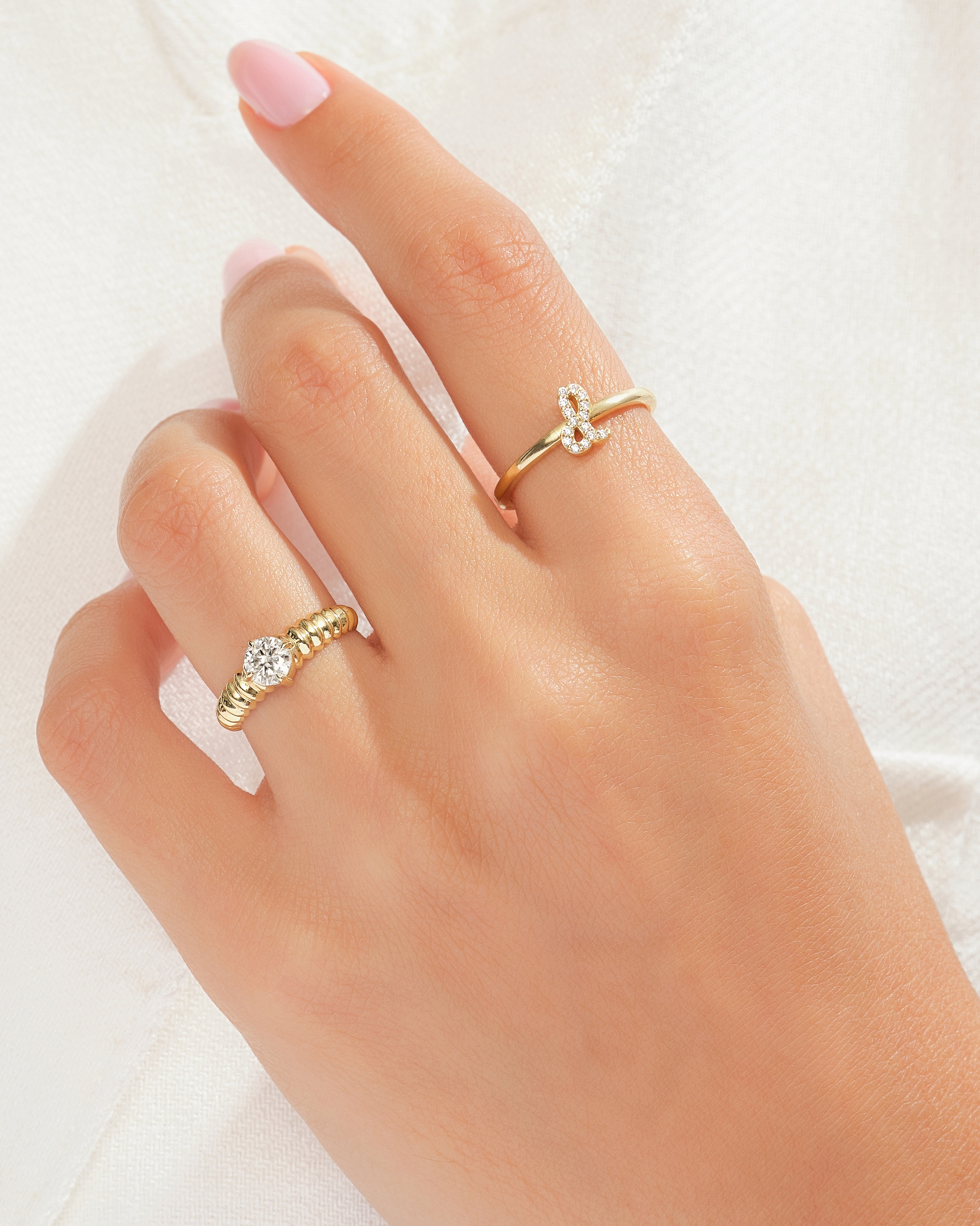 Tiny Letter Ring
