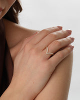 Long-Curved Wedding Band