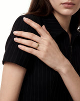 Whale Tail Signet Ring