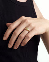 Scattered Stars Signet Ring