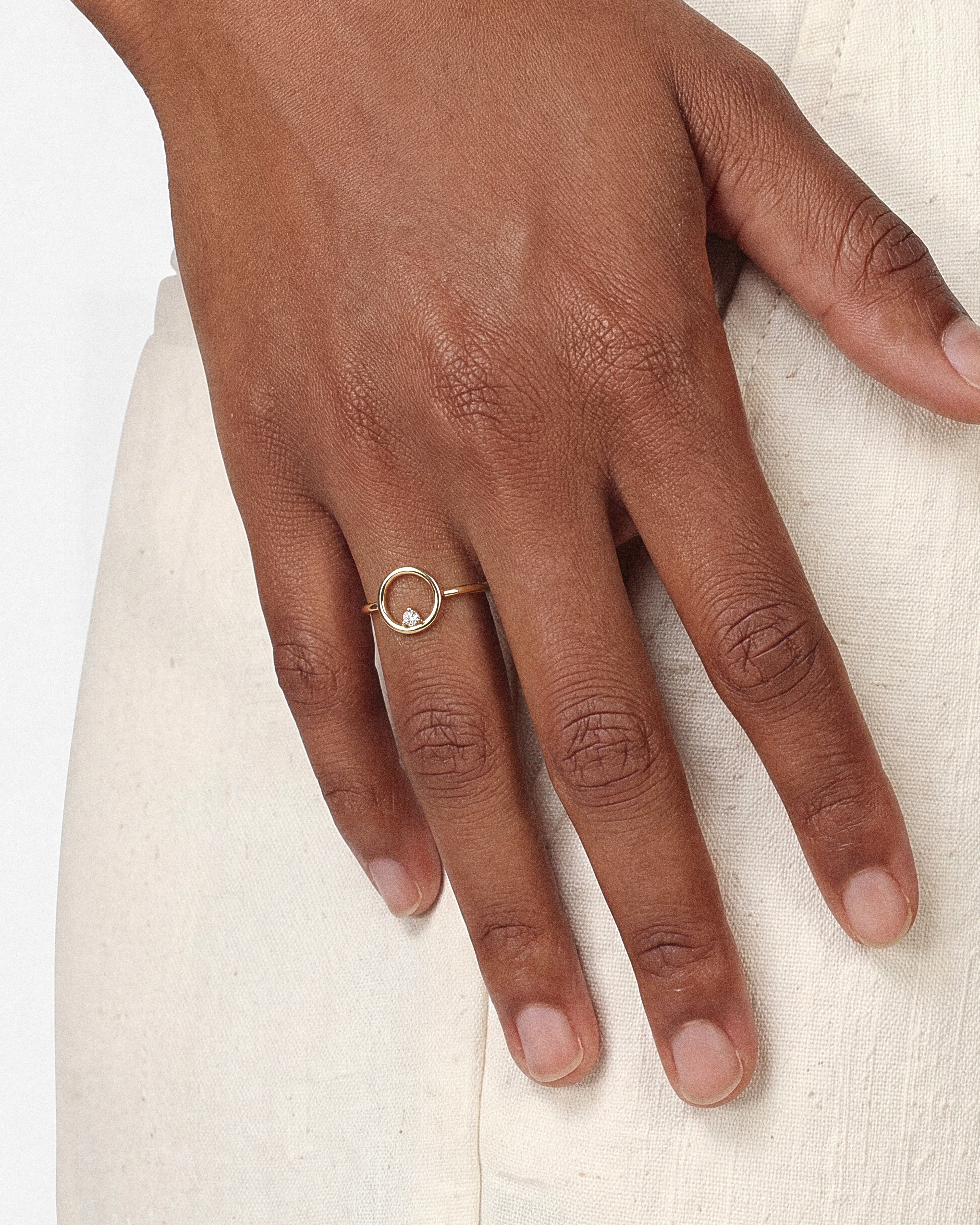 Open Circle Ring