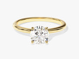 4-Prong Solitaire Round Cut Diamond Engagement Ring (1.00 CT)