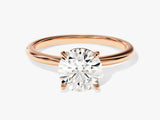 4-Prong Solitaire Round Cut Lab Grown Diamond Engagement Ring (1.50 CT)