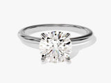 4-Prong Solitaire Round Cut Lab Grown Diamond Engagement Ring (2.00 CT)