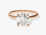 4-Prong Solitaire Round Cut Moissanite Engagement Ring (2.00 CT)