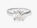 4-Prong Solitaire Round Cut Lab Grown Diamond Engagement Ring (2.00 CT)