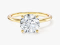 4-Prong Solitaire Round Cut Lab Grown Diamond Engagement Ring (2.00 CT)