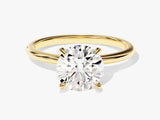 4-Prong Solitaire Round Cut Lab Grown Diamond Engagement Ring (2.00 CT)