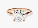 Rose gold diamond ring, fine jewelry, engagement ring, luxury gemstone