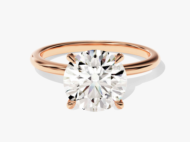 Rose gold diamond ring, fine jewelry, engagement ring, luxury gemstone