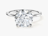 4-Prong Solitaire Round Cut Lab Grown Diamond Engagement Ring (3.00 CT)