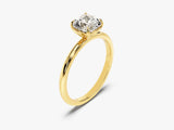 Cushion Cut Solitaire Lab Grown Diamond Engagement Ring (1.50 CT)