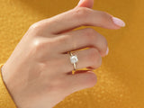 Asscher Cut Solitaire Diamond Engagement Ring (1.50 CT)