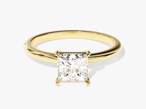 Princess Cut Solitaire Moissanite Engagement Ring (1.00 CT)