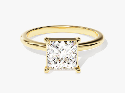 Princess Cut Solitaire Moissanite Engagement Ring (1.50 CT)