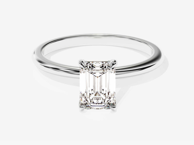 Emerald Cut Solitaire Diamond Engagement Ring (1.00 CT)