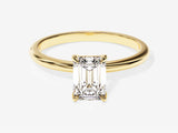 Emerald Cut Solitaire Lab Grown Diamond Engagement Ring (1.00 CT)