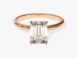 Emerald Cut Solitaire Moissanite Engagement Ring (1.50 CT)