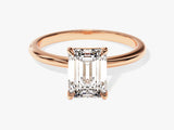 Emerald Cut Solitaire Diamond Engagement Ring (1.50 CT)