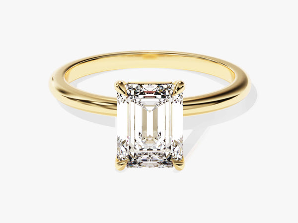Emerald Cut Solitaire Lab Grown Diamond Engagement Ring (1.50 CT)