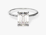 Emerald Cut Solitaire Diamond Engagement Ring (2.00 CT)