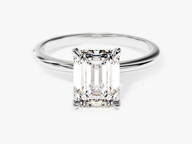 Emerald Cut Solitaire Diamond Engagement Ring (2.00 CT)